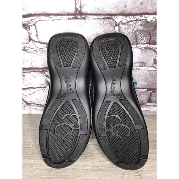 Naot Sky Blue Leather Mary Jane Strap Clogs Comfort Shoes Women Sz 38EU/7.5M US - Picture 11 of 16